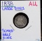 1838 Seated Half Dime Large Stars AU