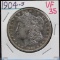 1904-S Morgan Dollar VF 35 Better Date