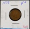 1877 Indian Head Cent Fine Plus