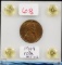 1909-S VDB Lincoln Cent MS 62