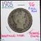 1905 Barber Half Dollar VG Full Rim Mint 663K