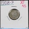 1908-D Barber Dime XF 45