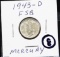 1943-D Mercury Dime FSB MS 65