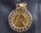 2002 Gold Krugerrand 1/10 oz 14kt Jewel Bezel