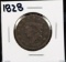 1828 Large Cent VG/F