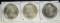 1921 3 Morgan Dollar MS 62/62 3 Coins