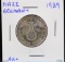 1939 German Silver 2 Marks AU Plus