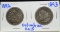 1892 & 1893 Columbian Half Dollar Commen Expo Set