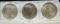 1923 3 Peace Dollars MS 63/64 3 Coins