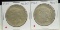 1925 2 Peace Dollars MS 62 2 Coins