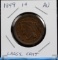 1849 Braided Hair Large Cent About Unciculated