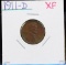 1911-D Lincoln Cent XF