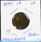 1875 Copper Indian Head Cent Very Fine Full Liberty