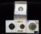 Box of 46 Proof Coins Includes Silver Kennedy & Lots Dollars