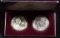 Dolly Madison Proof & Uncirculated Silver Dollars Set