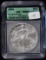 2004 American Silver Eagle MS 69 Superb + Dollar ICG