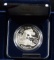 1991 Commem WWII Silver Proof Dollar Box & COA