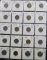 43 Buffalo Nickels Includes Early Dates Fine/AU