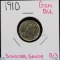 1910 Barber Dime GEM BU 63/64 Scarcer Date/Grade
