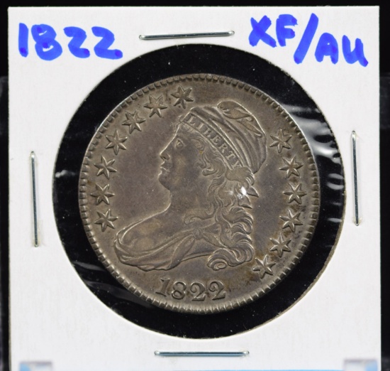 1822 Bust Half Dollar XF/AU Luster