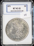 1879 Morgan Silver Dollar Mint State MS-66 Superb