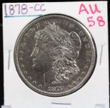1878-CC Morgan Dollar AU 58