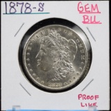 1878-S Morgan Dollar GEM BU PL MS 64/65