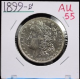 1899-S Morgan Dollar AU 55