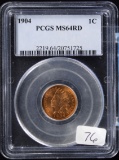 1904 Indian Head Cent Gem/UNC MS 64 RED PCGS