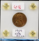 1909-S VDB Lincoln Cent MS 62