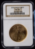 2000 $50 Gold Eagle NGC MS-69