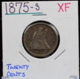 1875-S Twenty Cents XF
