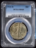 1943-D Walking Half Dollar PCGS MS-65