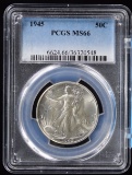 1945 Walking Half Dollar NGC MS-66