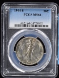 1944-S Walking Half Dollar PCGS MS-64
