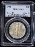 1944 Walking Half Dollar PCGS MS-65