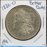1886-O Morgan Dollar AU Better Date