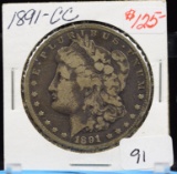 1891-CC Morgan Silver Dollar Fine Condition