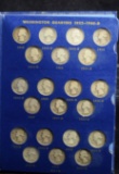 1932-1964 Complete Silver Washington Quarter Set Dansco G/XF