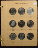 1971-78 Complete Eisenhower Unc &  Proof Set in Dansco