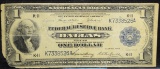1918 $1 National Currency Dallas
