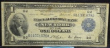 1918 $1 National Currency New York