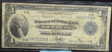 1918 $1 National Currency St. Louis