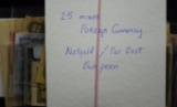 25 Mixed Foreign Currency Notgeld, Far East European