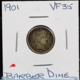 1901 Barber Dime