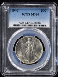 1946 Walking Half Dollar PCGS MS-64
