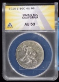 1925-S California Half Dollar ANACS AU-53