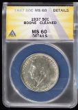 1937 Boone Half Dollar ANACS MS-60