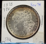 1878 7tf Morgan Dollar Rev 79 BU