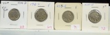 1914-D 16-S 19-D 24-D Buffalo Nickels VG to Fine Plus